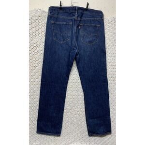 Levis 501 Jeans Mens Tag 36x32 Original Blue Denim Button Fly Straight Cotton